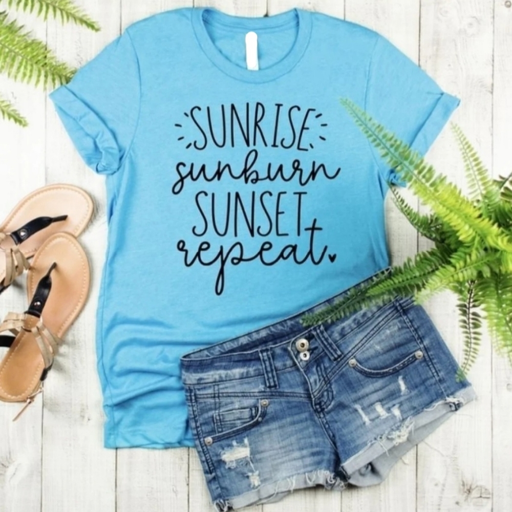 NEW Sunrise Repeat Tee